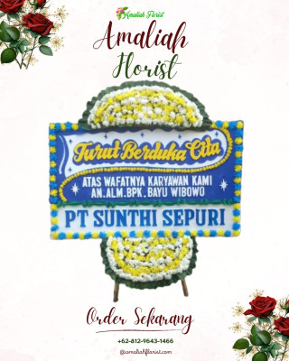 Papan Bunga Duka di Sorosutan